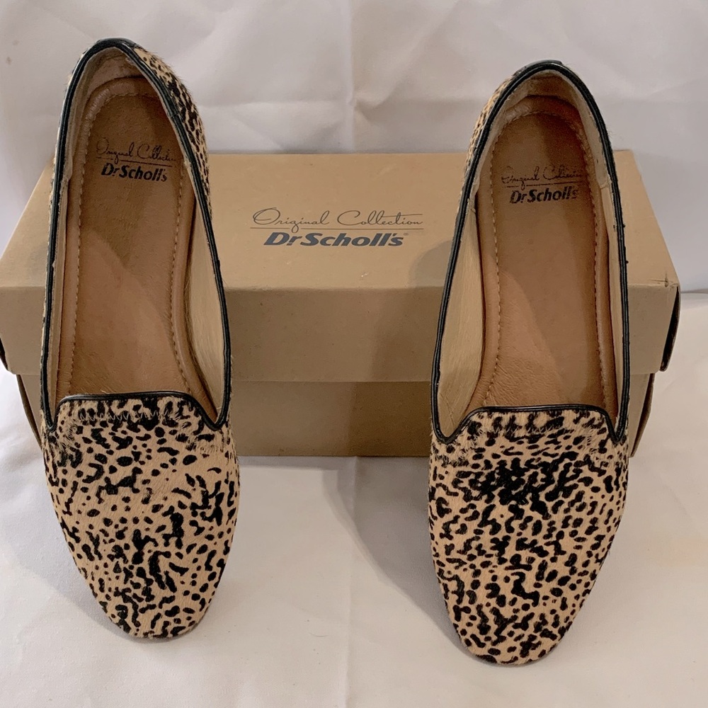 Dr. Scholl's Women's Tan and Black Patterned Loafers
